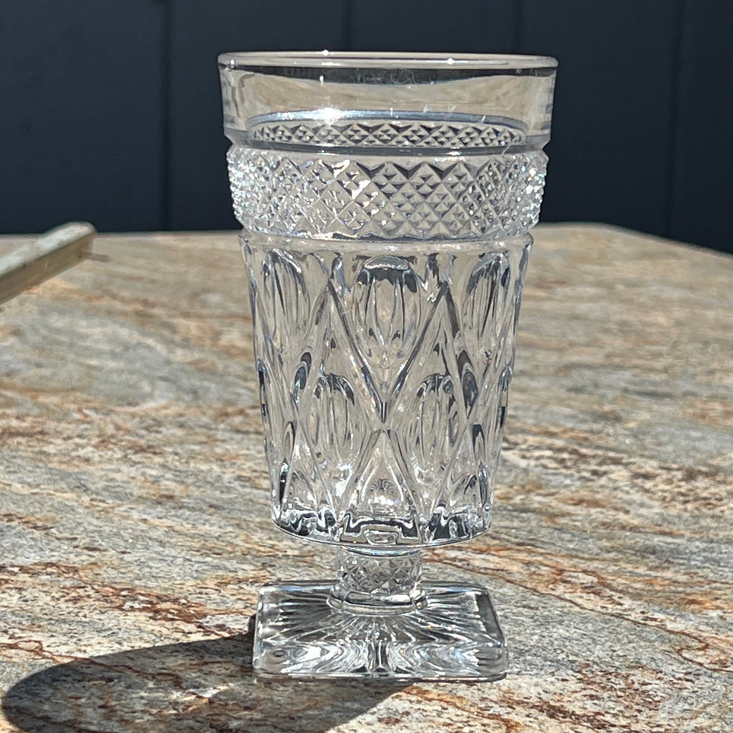 1930s-Imperial-Glass-Cape-Cod-Clear-Glass-Tumbler-for-Iced-Tea