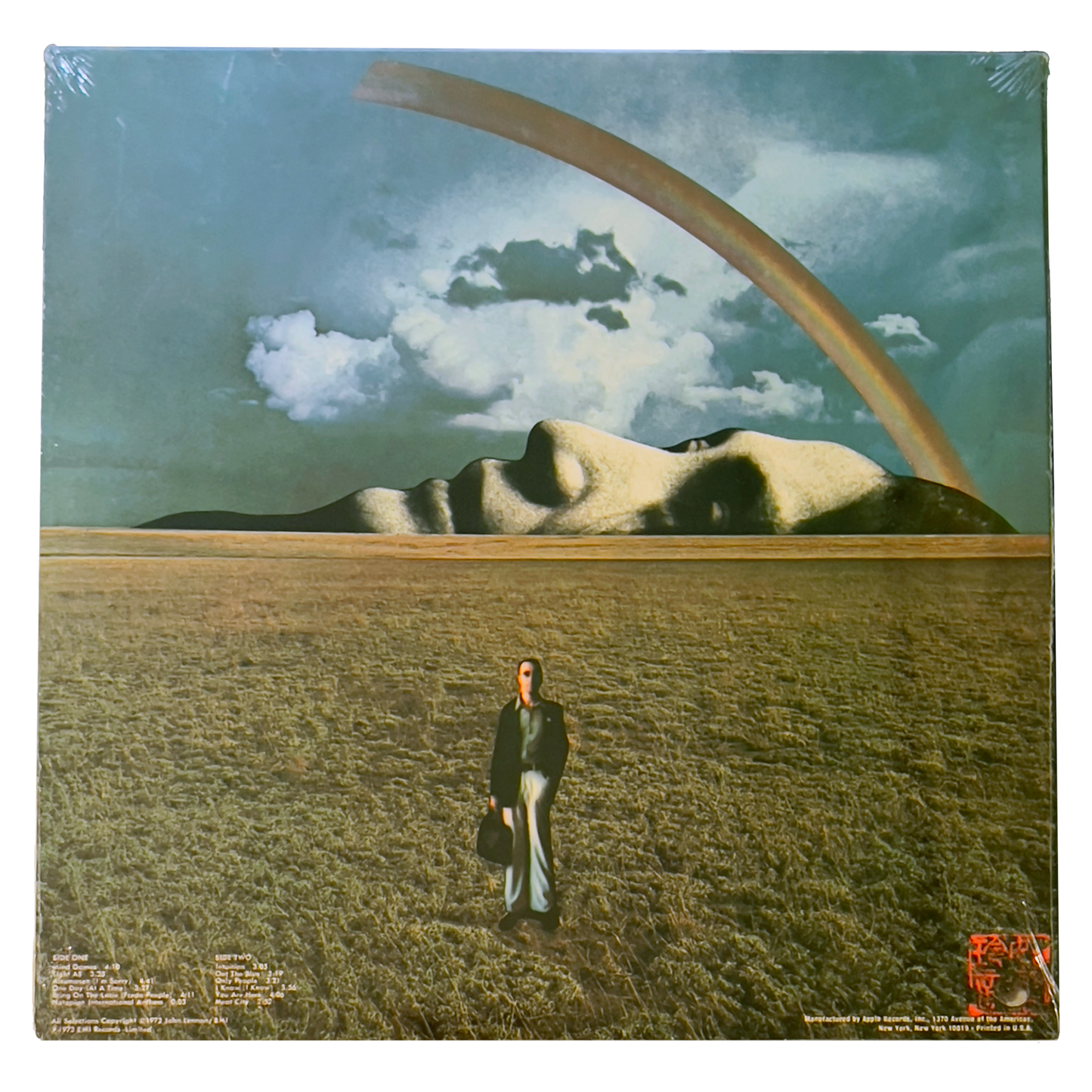1973-John-Lennon-Mind-Games-LP-Apple-Records.-Back-View.-