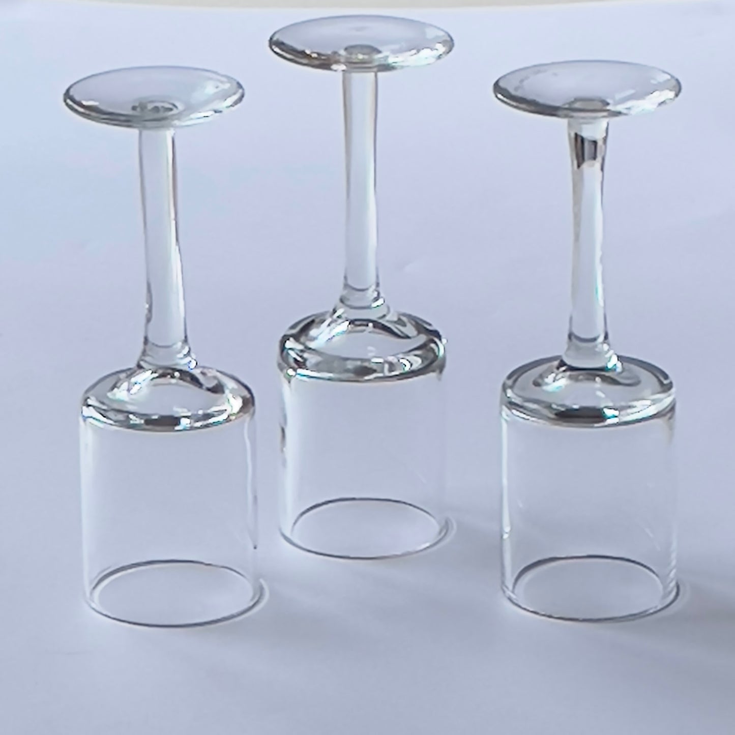 6-inch-clear-crystal-bar-glasses.-hand-blown.-Upside-down-view.-shop-eBargainsAndDeals.com
