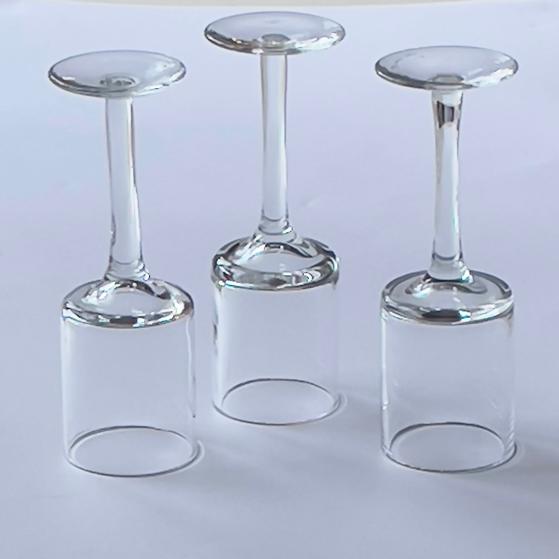 6-inch-clear-crystal-bar-glasses.-hand-blown.-Upside-down-view.-shop-eBargainsAndDeals.com