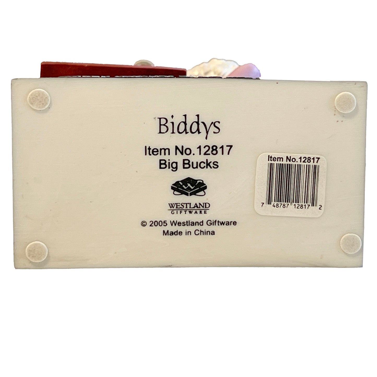 Biddys-Big-Bucks-Figurine,-Westland-Giftware,-2005, item-no-12817