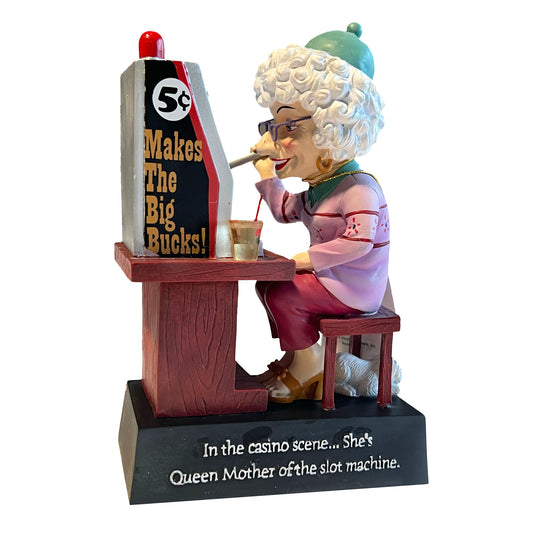 BiddysMakes-the-Big-Bucks-Casino-Slot-Machine-Figurine, Queen-Mother-of-the-slot-machine