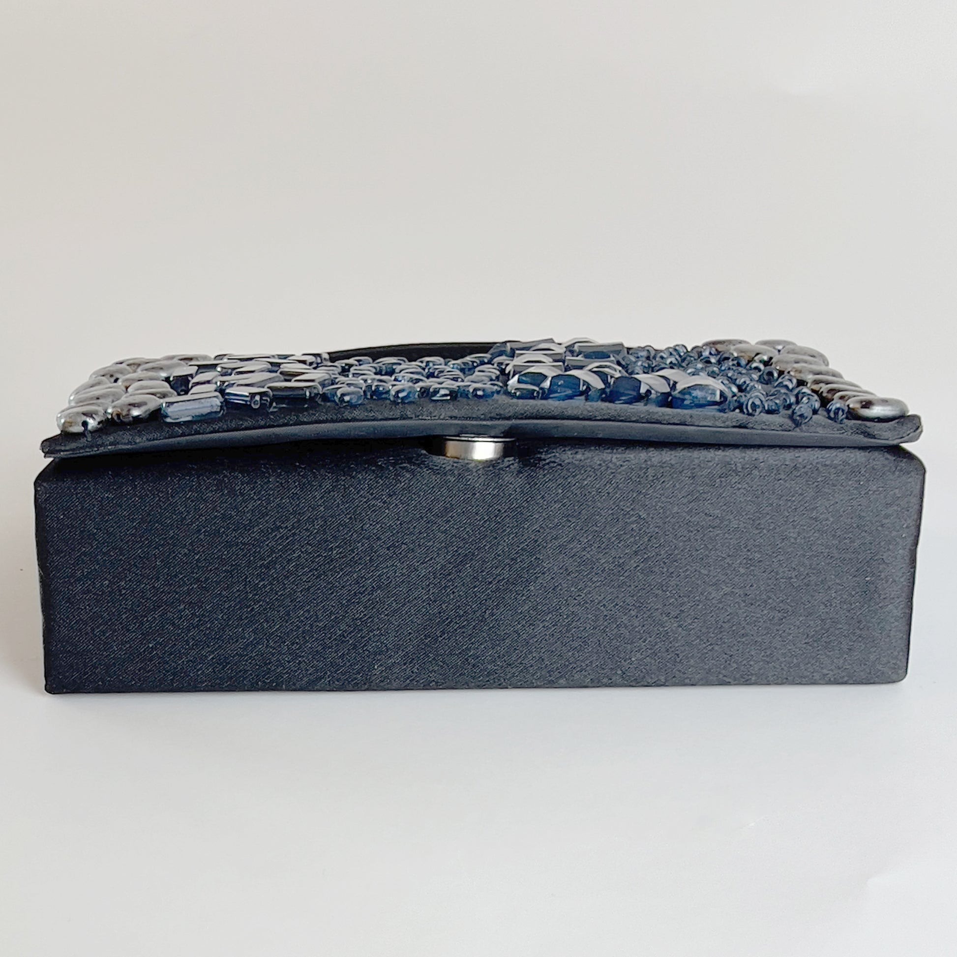 Bijoux-Terner-Black-Beaded-Shoulder-Bag.Bottom-View.-Shop-eBargainsAndDeal.com