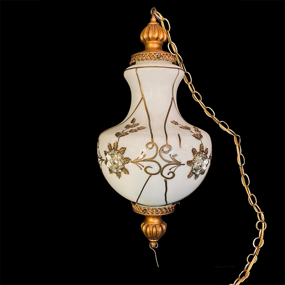 Carl-Falkenstein-Hollywood-Regency-Opalescent-Glass-Chandelier.-