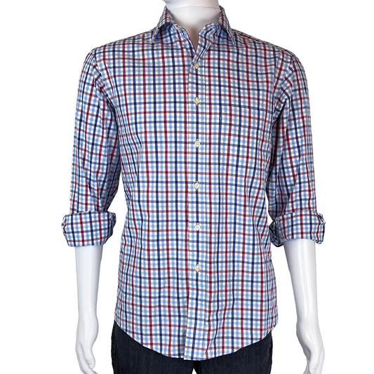 Club-Room-Mens-Checkered-Sport-Shirt.-16-33.-Shop-eBargainsAndDeals.com