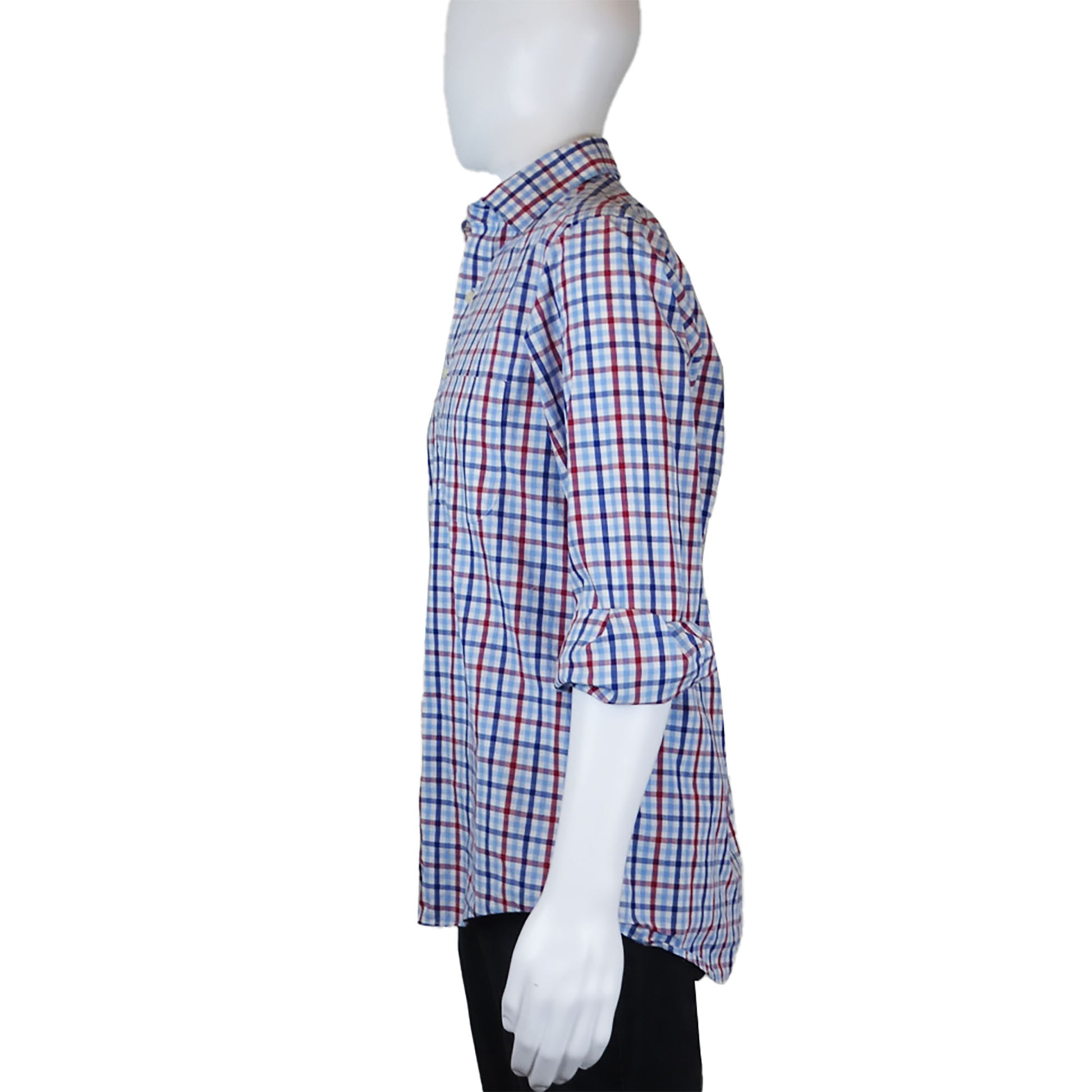 Club-Room-Plaid-Sport-Shirt-Reg-Fit-16.-Side-view.-Shop-eBargainsAndDeals.com