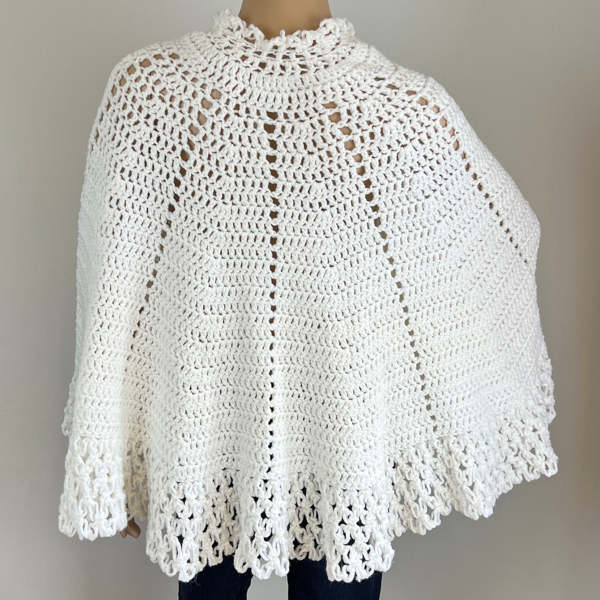 Crochet-Shawl_-Cape-Cover-up.-Open-Front.-Shop-eBargainsAndDeals.com