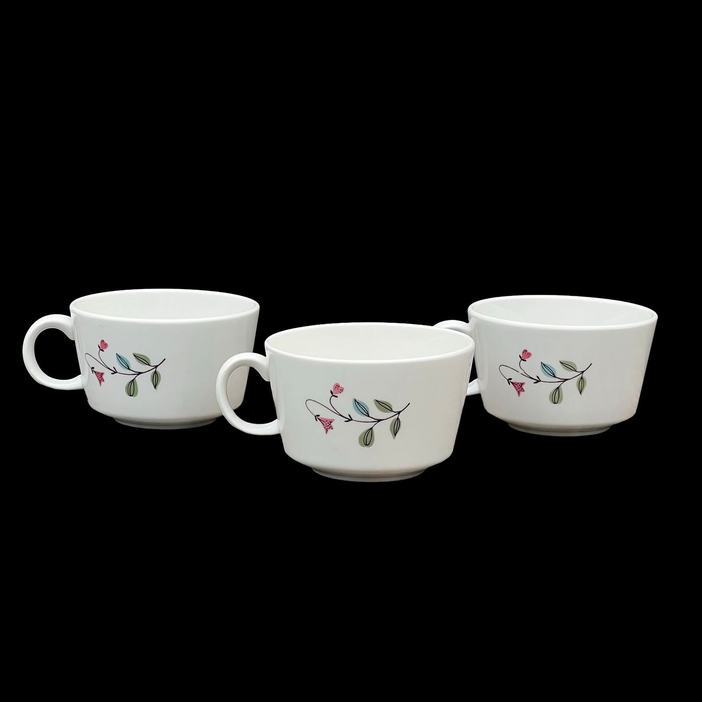 Franciscan-Winsome-Floral-Cup.-Set-of-three.Shop-eBargainsAndDeals.com
