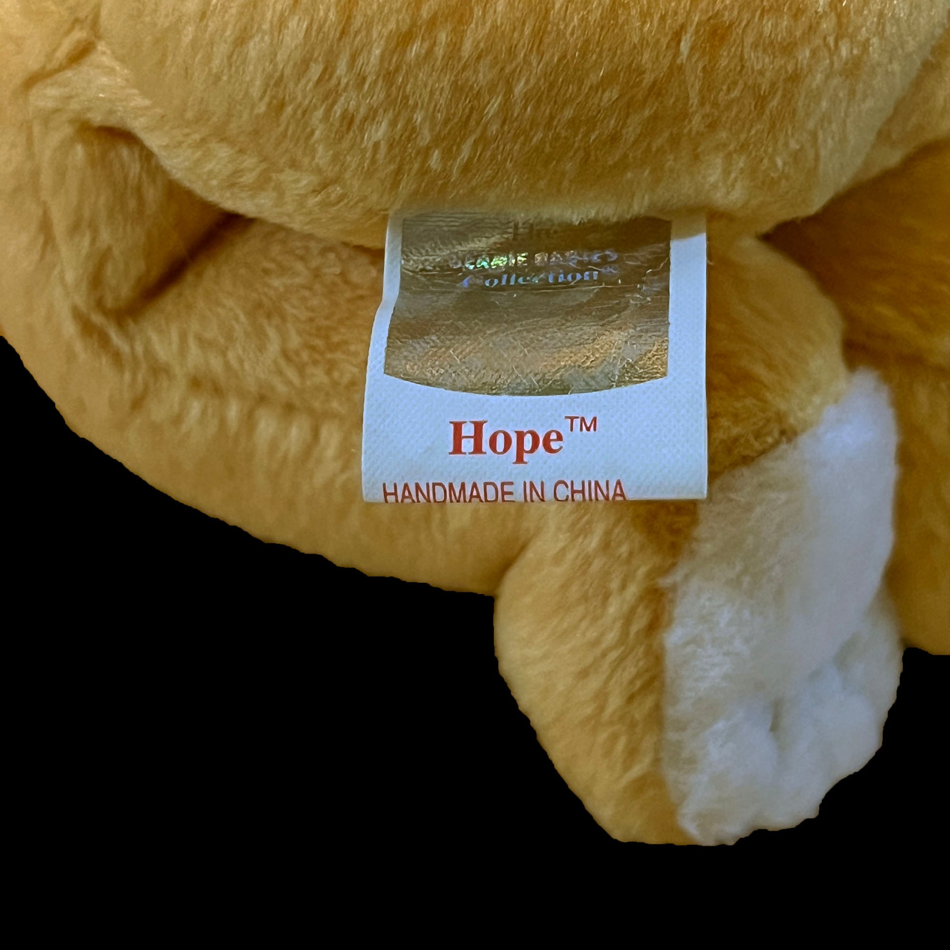 Ty Bear Hope Hologram Tag