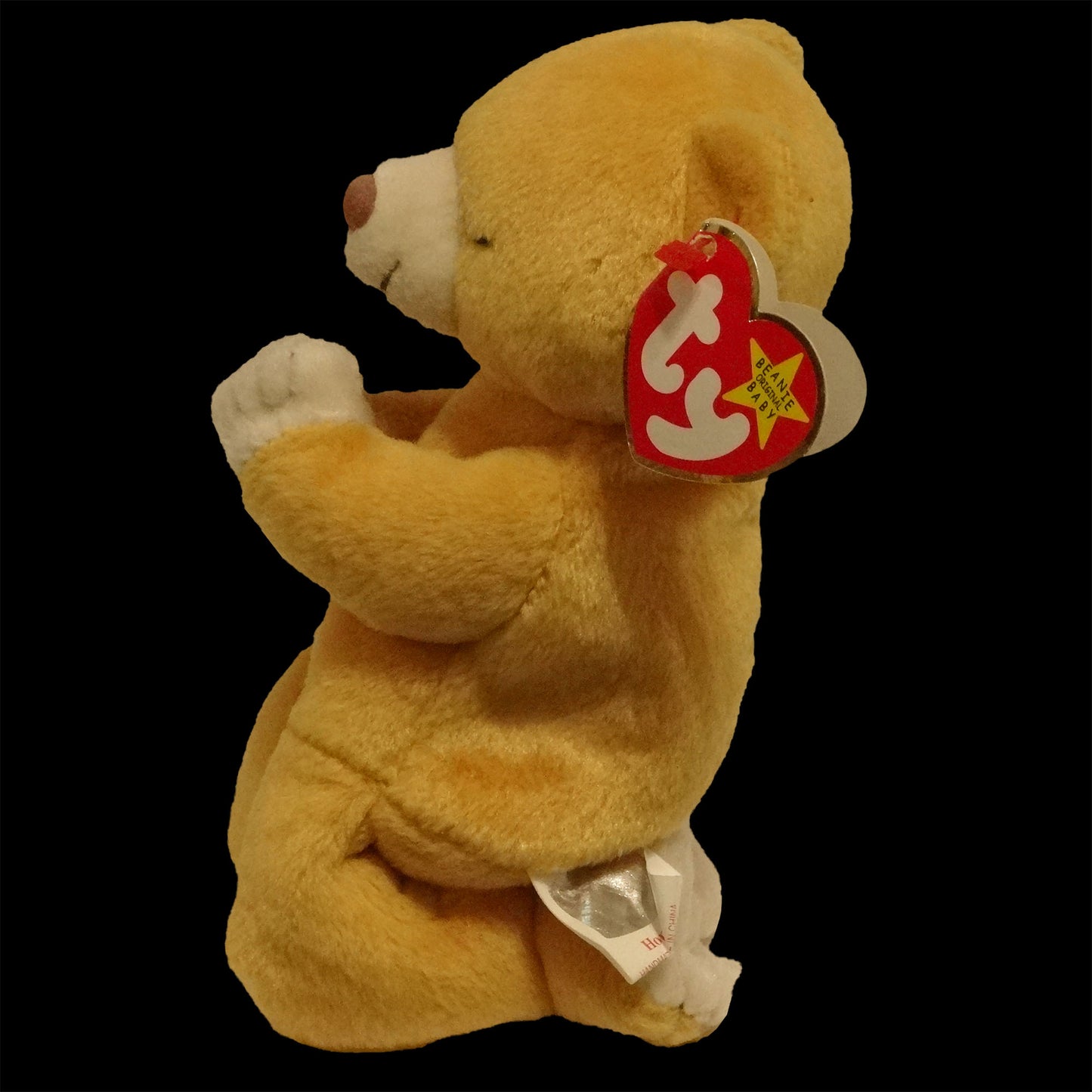 Hope-Bear-Praying-Stuffed-Beanie-Baby-side-view.