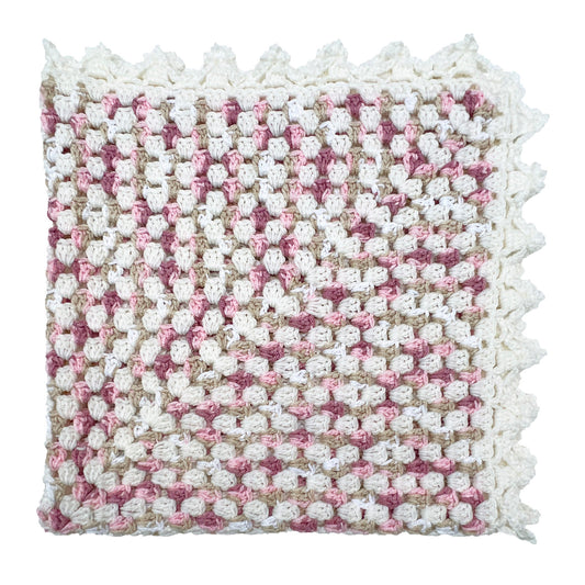 Infant-Lapghan-Square-Receiving-Blanket_-Afghan.-White-Beige-Pink.-Shop-eBargainsAndDeals.com
