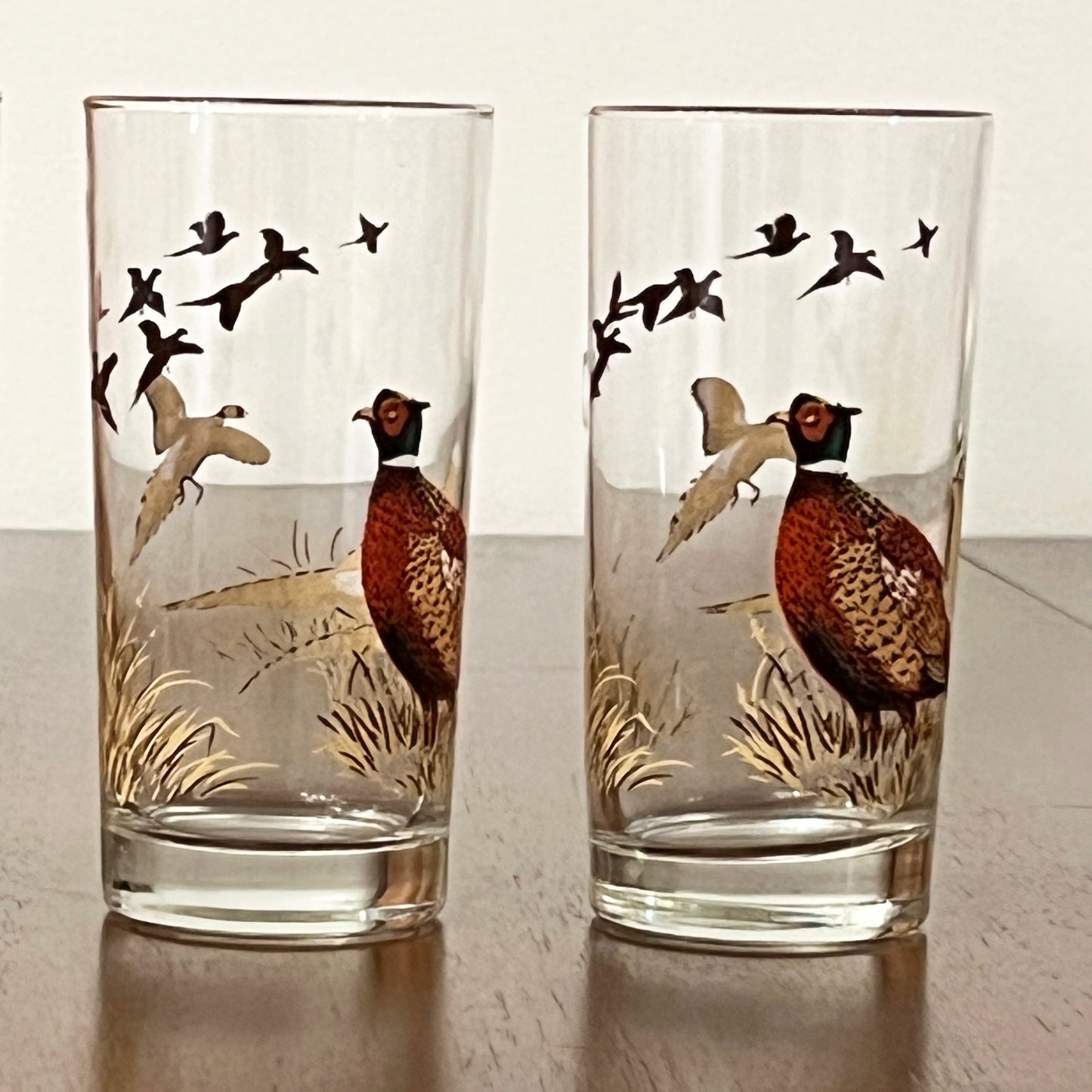 Libbey-Duck-Hunting-Sportsman-Highball-Glasses.-View-2