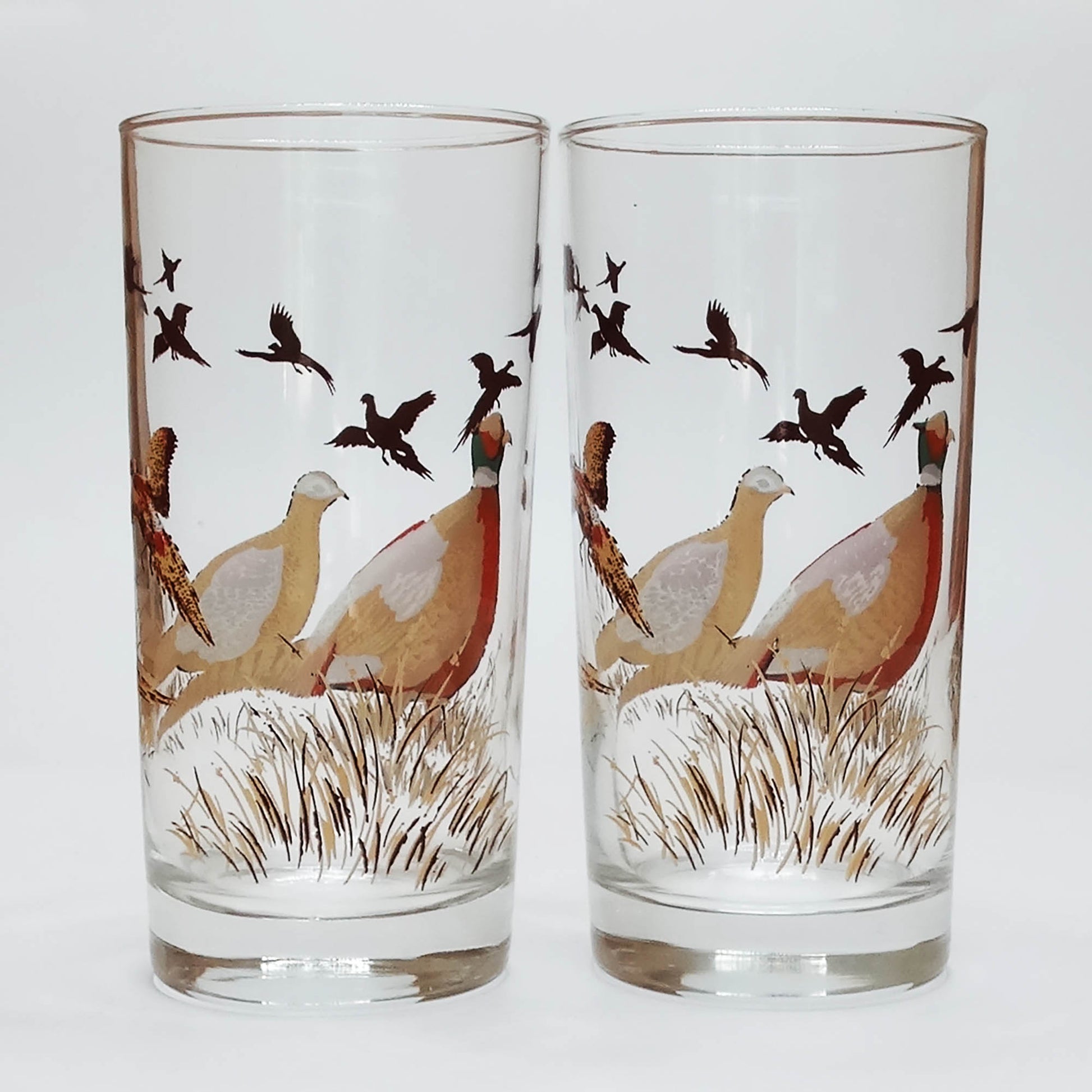 Libbey-Vintage-Wild-Bird-Bar-Glasses.-Back-view.