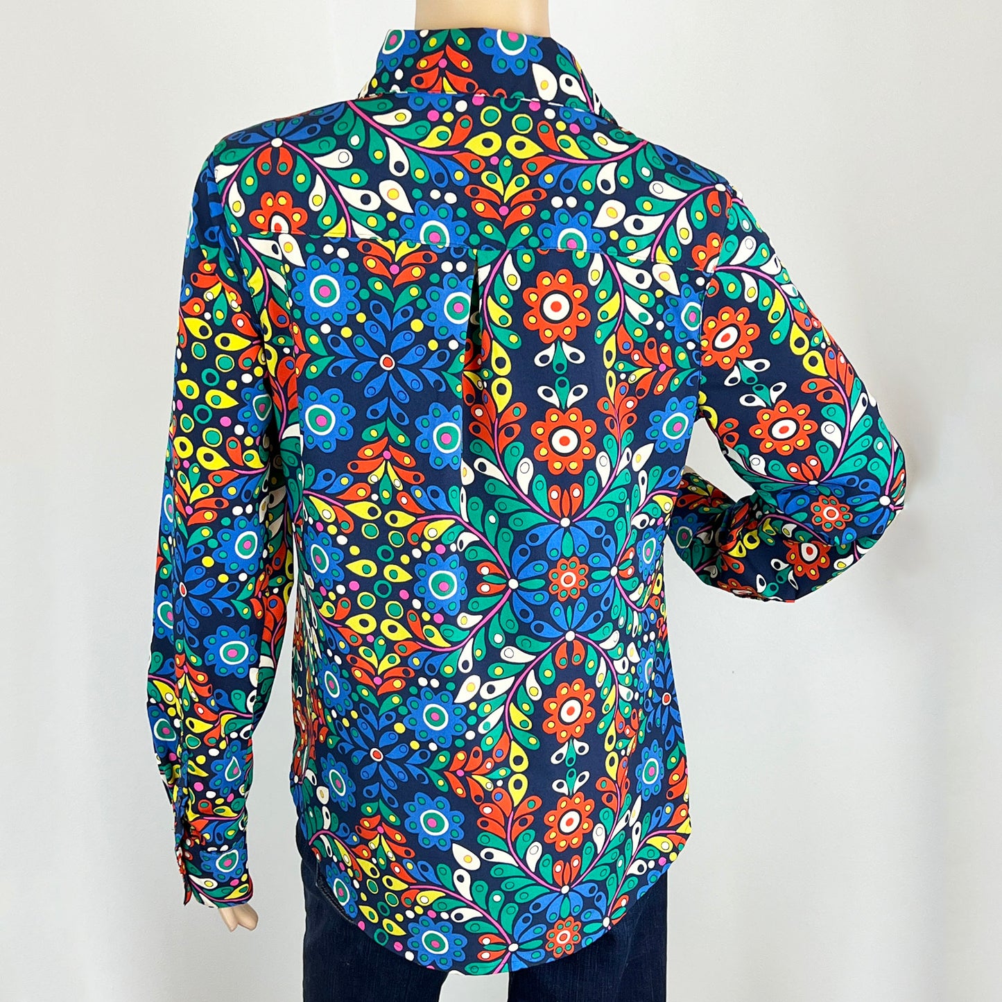 Merona-Floral-Paisley-Popover-Top.-Back-view.-Shop-eBargainsAndDeals.com