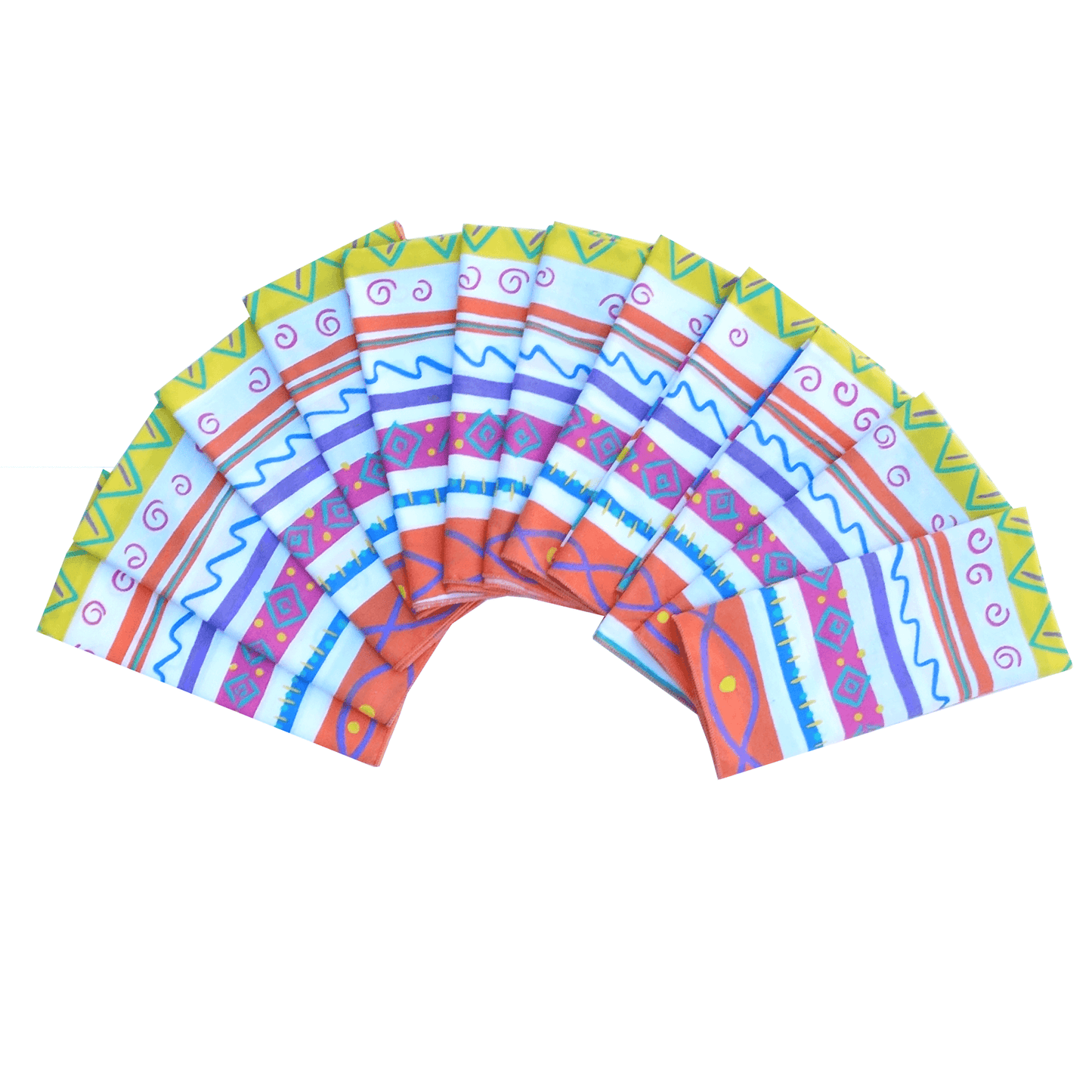 Multicolor-pastel-cloth-dinner-napkins. Shop-eBargainsAndDeals.com, Showing all available napkins.