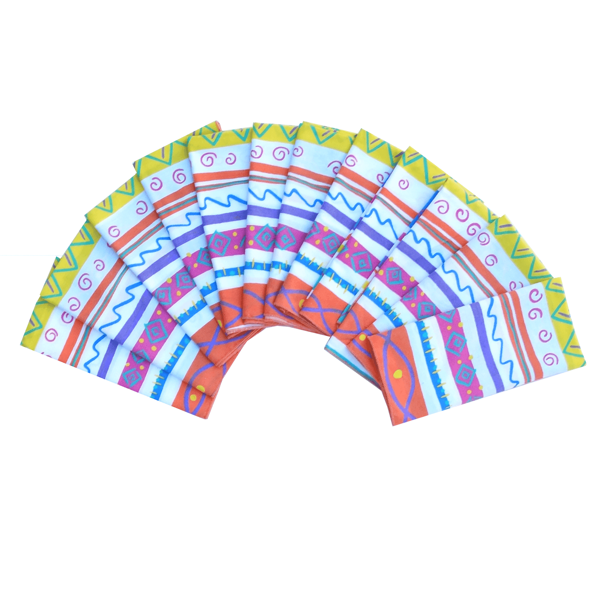 Multicolor-pastel-cloth-dinner-napkins. Shop-eBargainsAndDeals.com, Showing all available napkins.