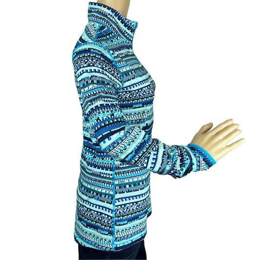 Nike-Pro-Blue-Striped-Dri-Fit-Jacket.-Shop-eBargainsAndDeals.com