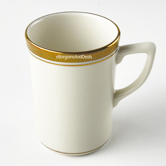 Pickard,-the USA's-Finest-made-Porcelain-Can-Mug/Cup-with-24k-gold-Palace pattern band.