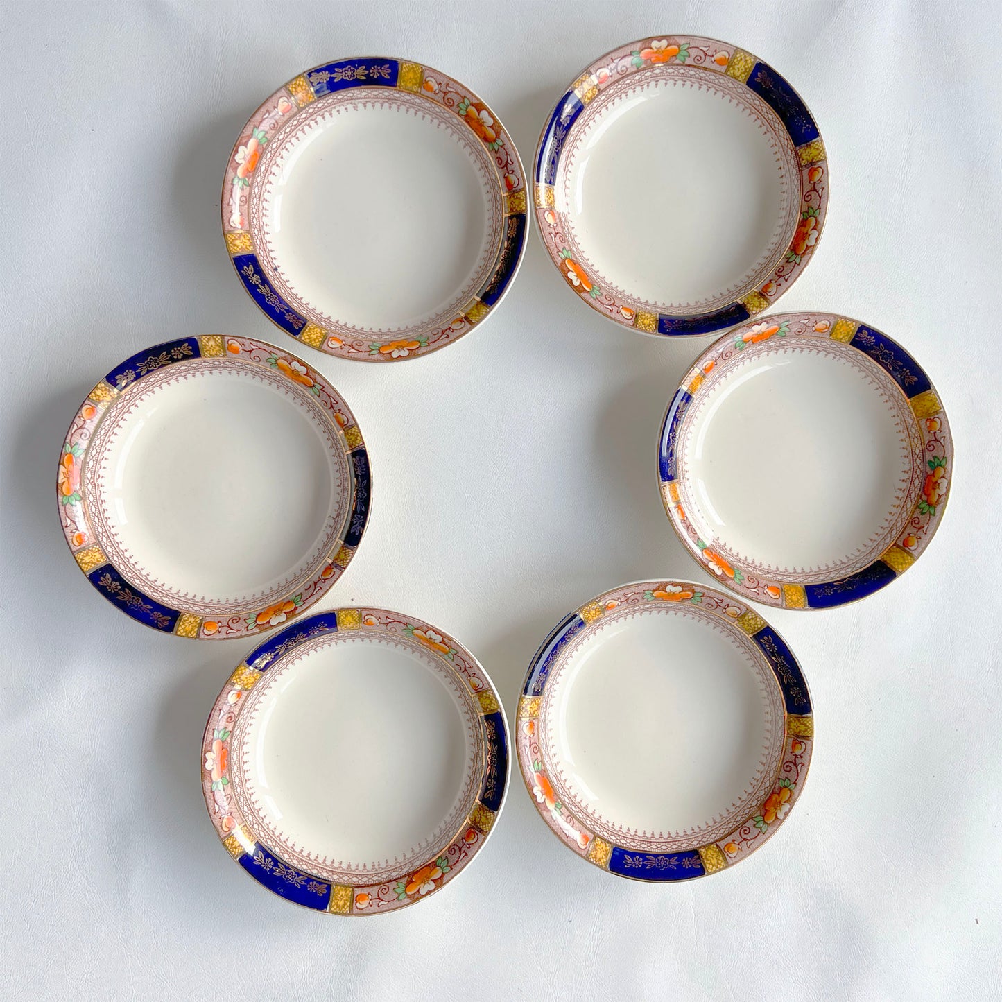 Queen Mary SOL Dessert Bowls 5.25 in. - Set of 6 by J. & G. Meakin