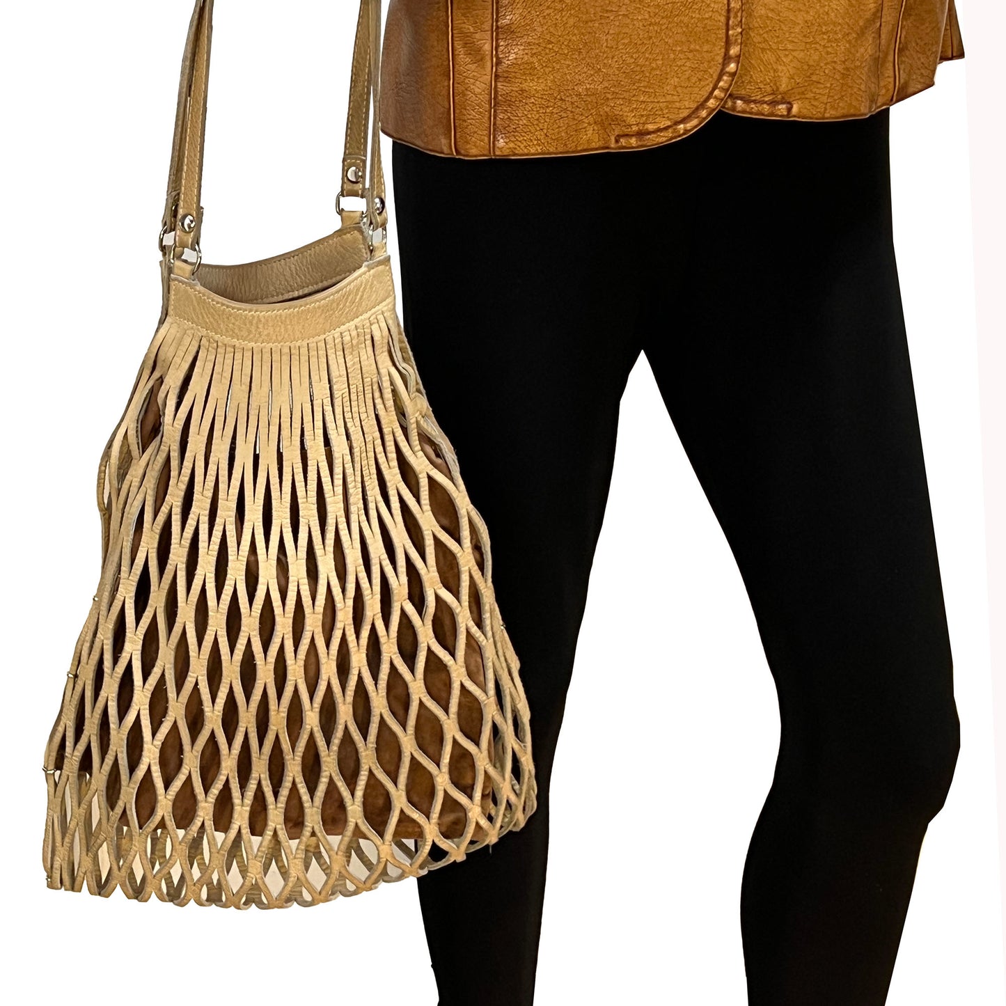 San-Giorgio-Beige-Leather-Cutout-Hippie-Shoulder-Bag.