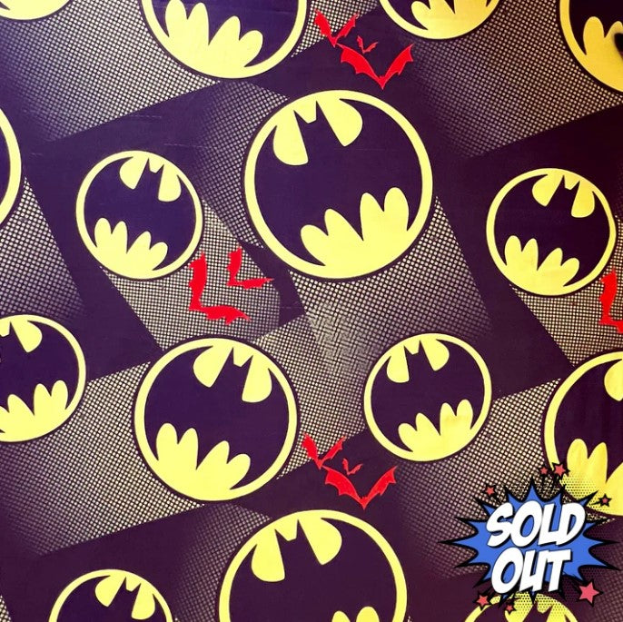 Batman Superhero Flat Twin Bed Sheet, Vintage