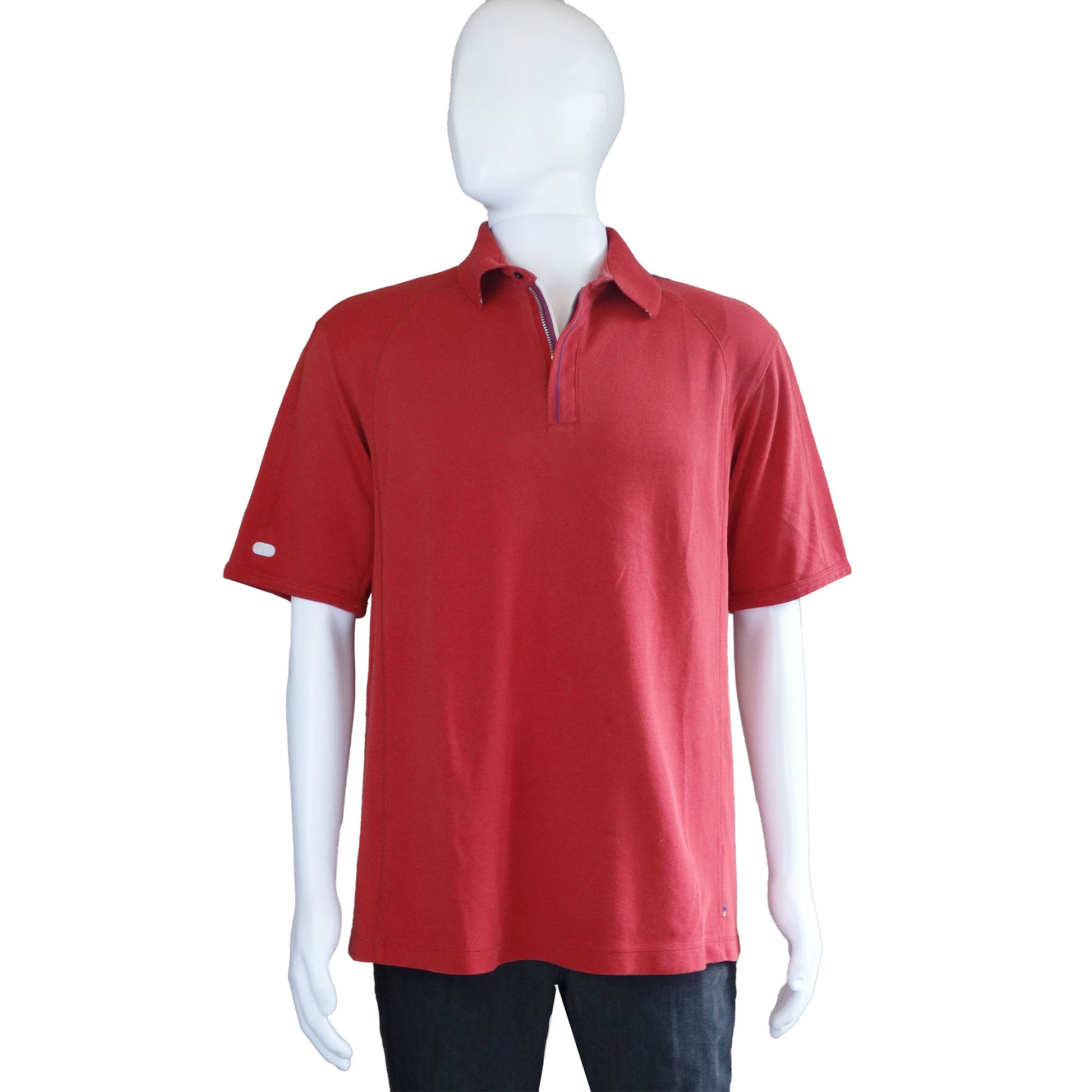 Tommy-Bahama-Red-Mesh-Polo-Shirt.-