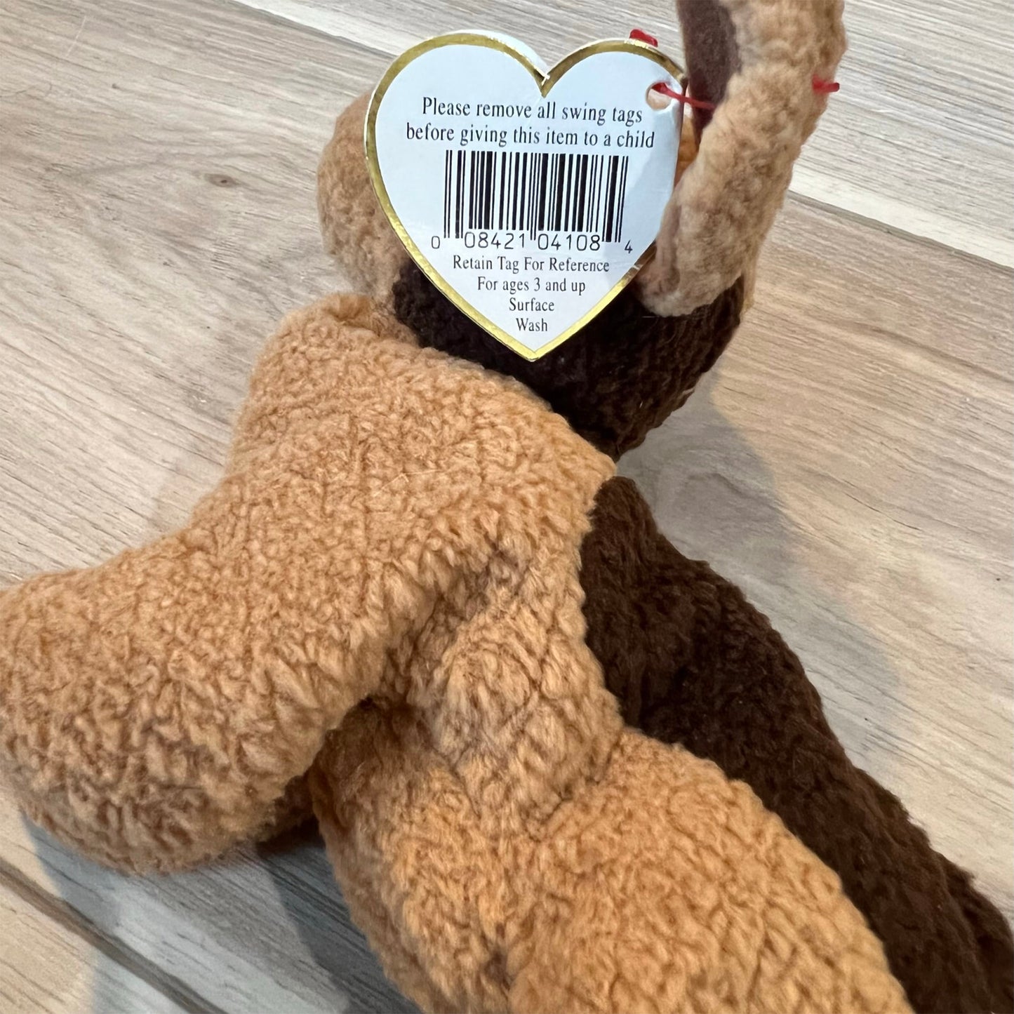 Ty-Tuffy-Puppy-Dog-Beanie-Babies-Collection-Toylaying-on-its-side