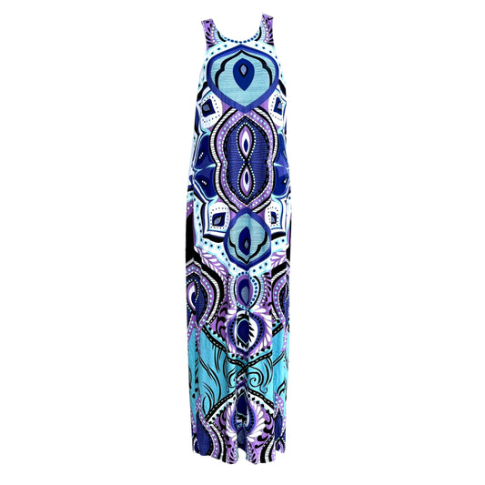 Venue-Multicolor-Sleeveless-Keyhole-Maxi-Dress_Front-view,-shop-eBargainsAndDeals