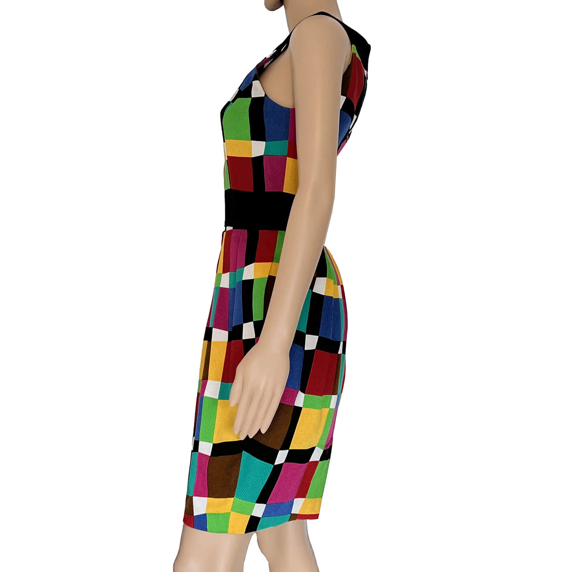 Vintage-Ann_Tjian-Sleeveless-Colorblock-HalteDress.-Shop-eBargainsAndDeals.com