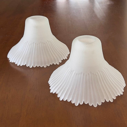 White-Frosted-Petals-Bell-Shape-Replacement-Glass-Shade.