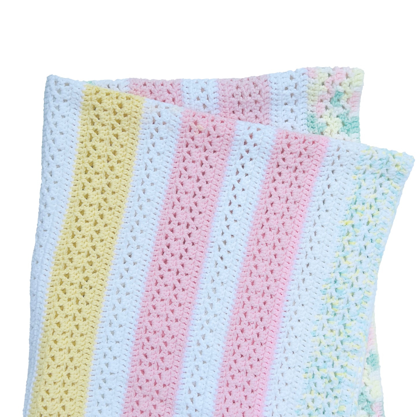 White-Pink-Green-Striped-Crochet-Blanket.-Shop-eBargainsAndDeals.com