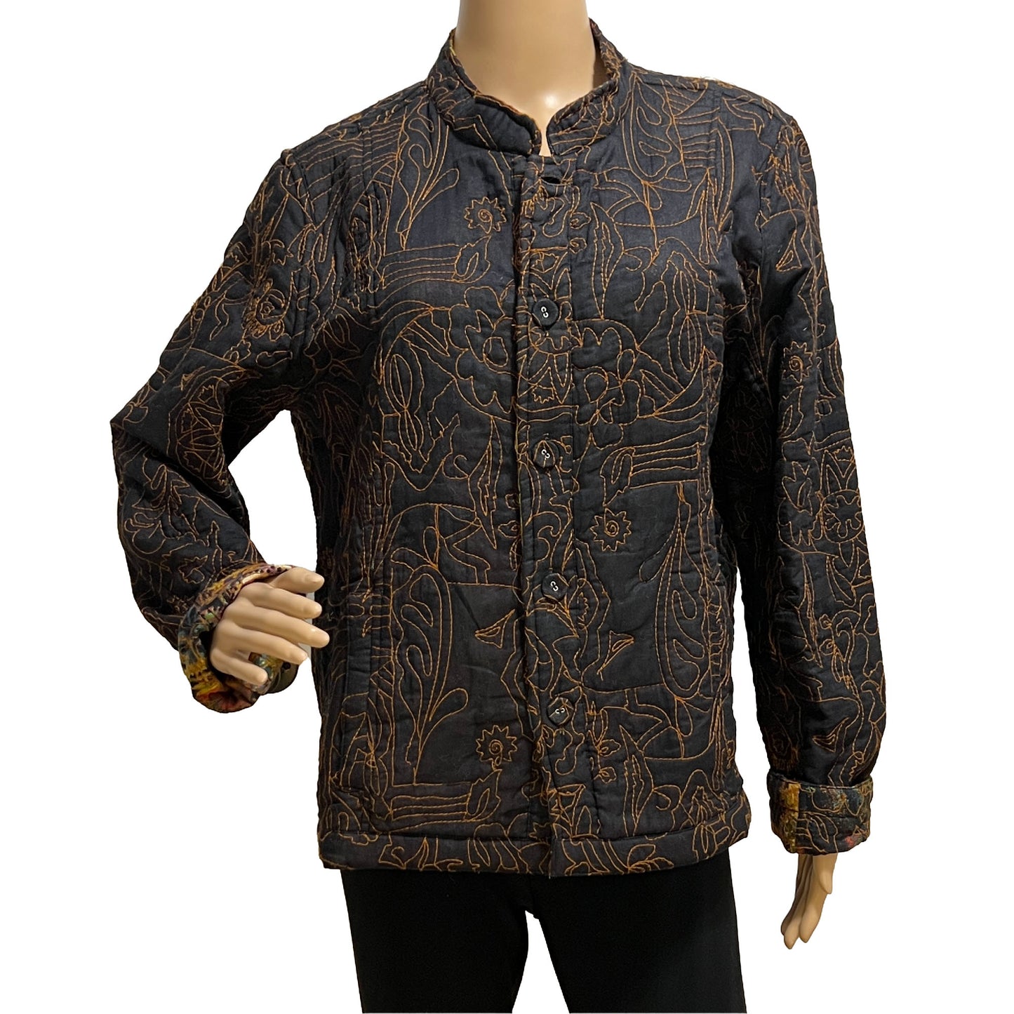 Women_s-Chadwicks-Black-Quilted-Jacket_Front-view.-Shop-eBargaindAndDeals.com