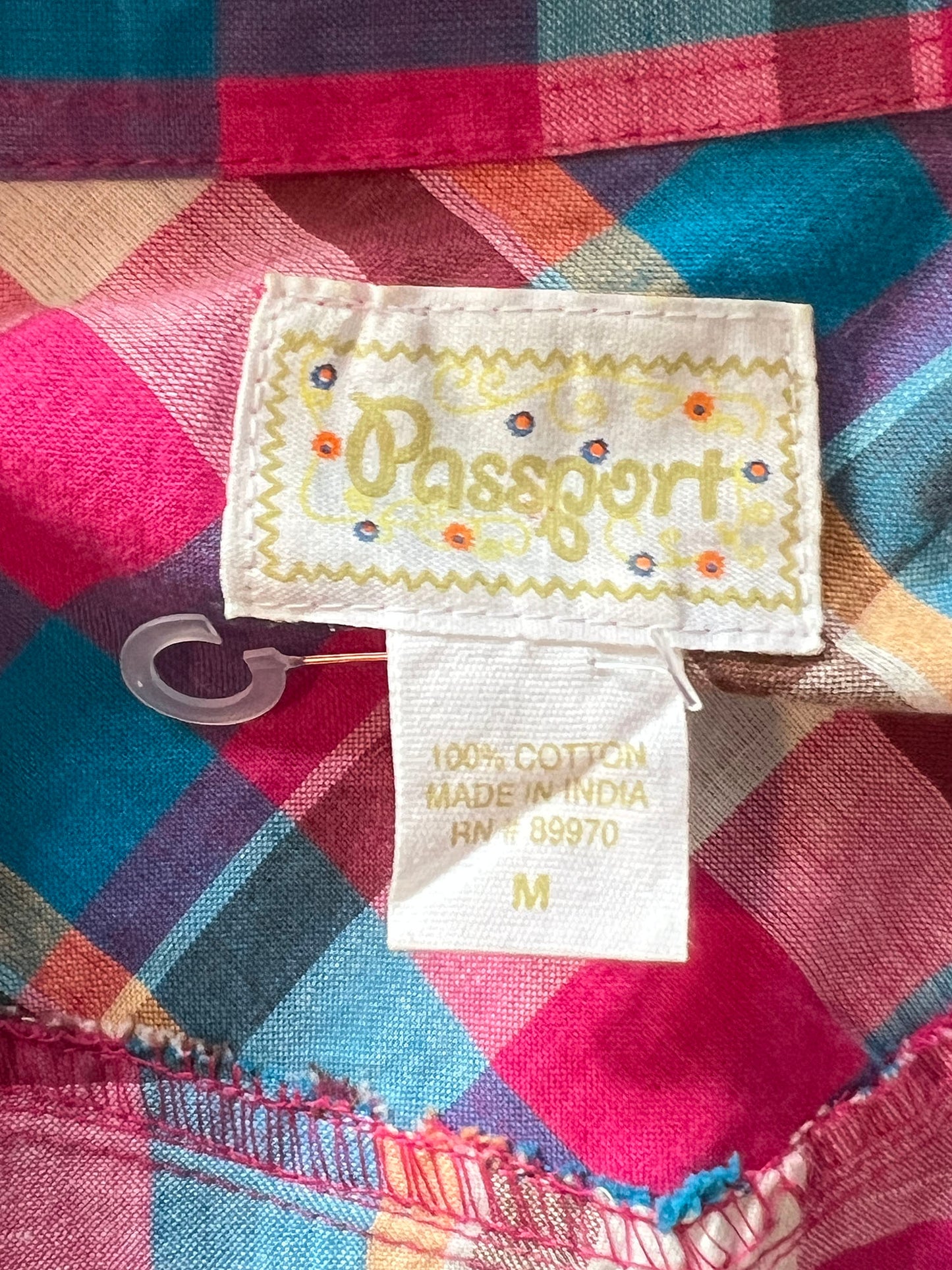 Women's-Passport-Multicolor-Plaid-Shirt.-Shop-eBargainsAndDeals.com