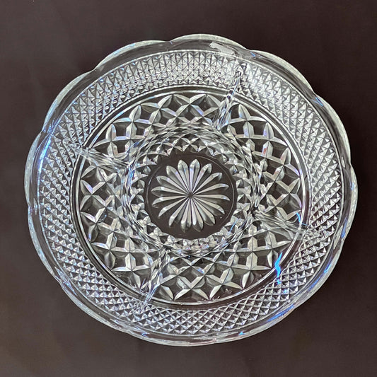Anchor-Hocking-Wexford-5-Section-Divided-Serving-Plate-Platter_-Dish.-Shop-eBargainsAndDeals.com