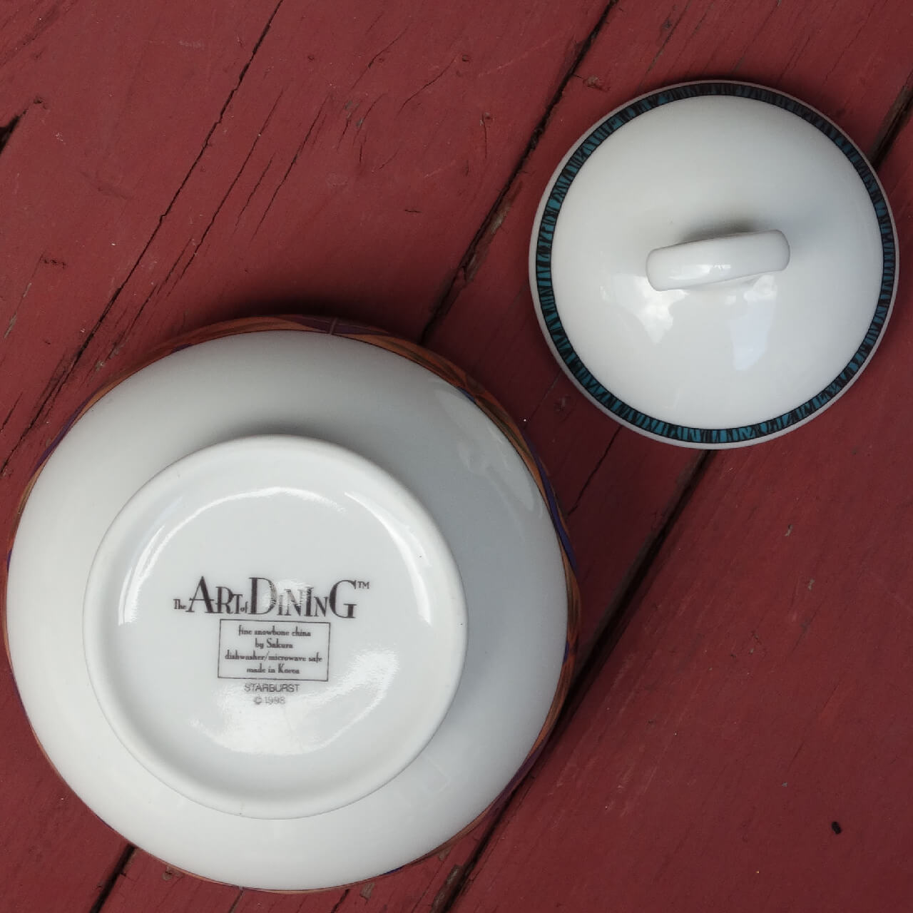 Sakura-Art-of-Dining-Round-Starburst-Sugar-Bowl, Bottom-View