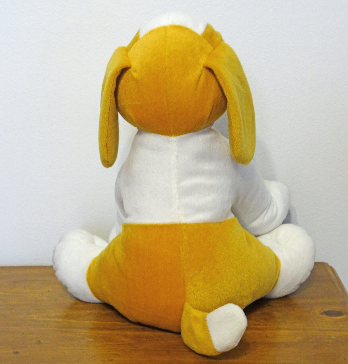 Bernie-the-St-Bernard-Stuffed-Animal-by-Fiesta,-back-view