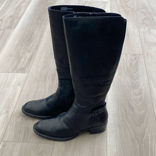 BornRidingBoots_Size7_BlackLeather_Helen_Shop-eBargainsAndDeals