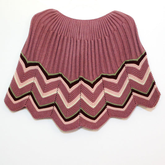 Clothing-Co-by-Notations-Vintage-Chevron-Cape.-Back-view.