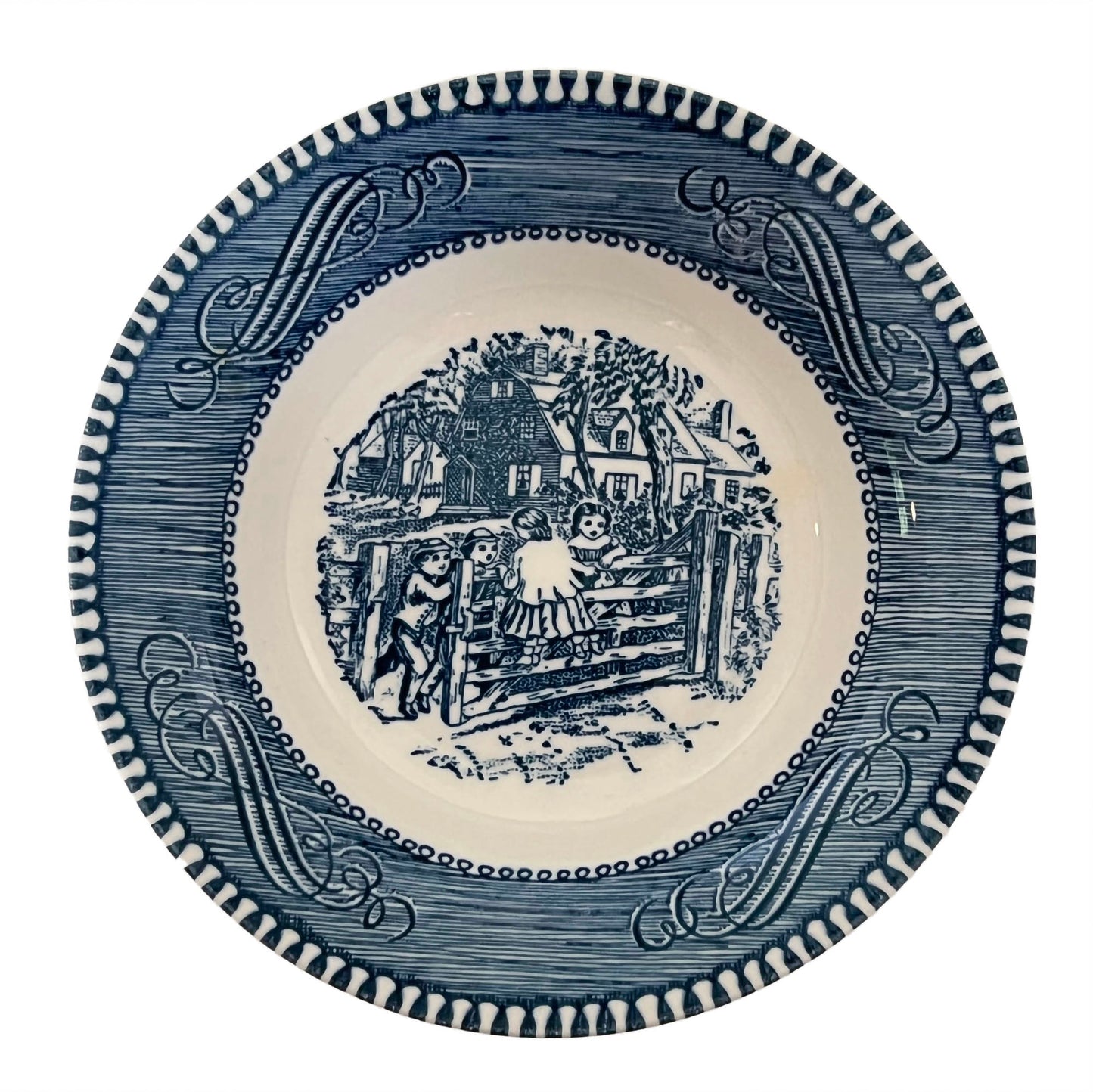 Currier-and-Ives-Blue-Berry_Dessert-Bowl_-kids_-gate_view-2.-Shop-eBargainsAndDeals.com.com.