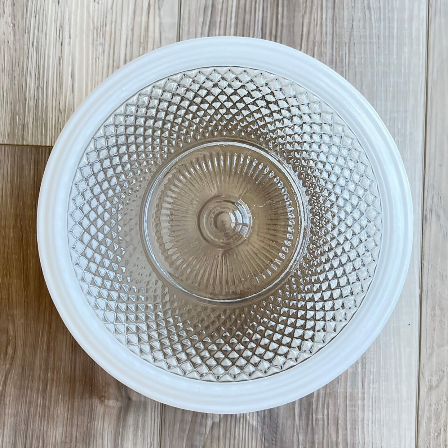 Diamond-Pattern-Round-Milk-Glass-Replacement-Shade-1940s