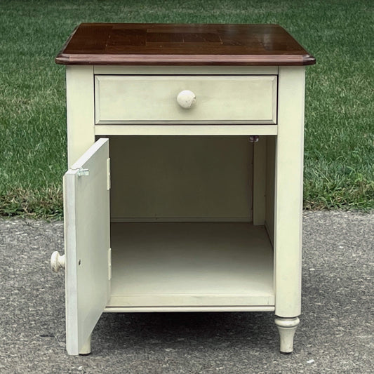 Hammary-Furniture-Promenade-Fruitwood-End-Table.-Door-Open.-Shop-eBargainsAndDeals.com.