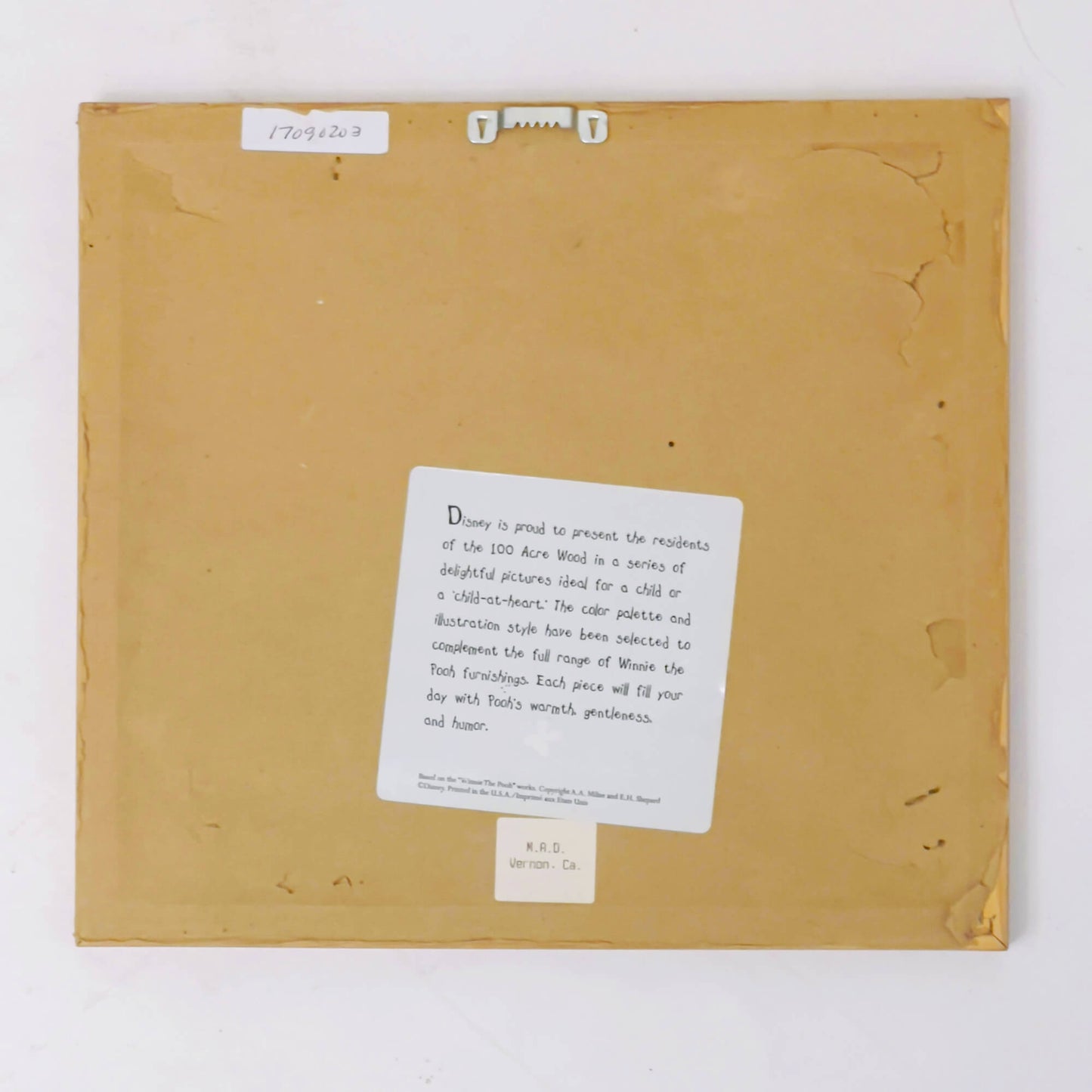 Disney Winnie the Pooh, Christopher Robin Framed Art Print, Friendship, Kindness