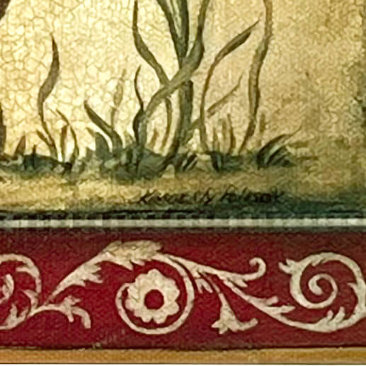 Kimberly-Poloson-Cock-A-Doodle-Doo-Rooster-Wall-Hanging-Signature