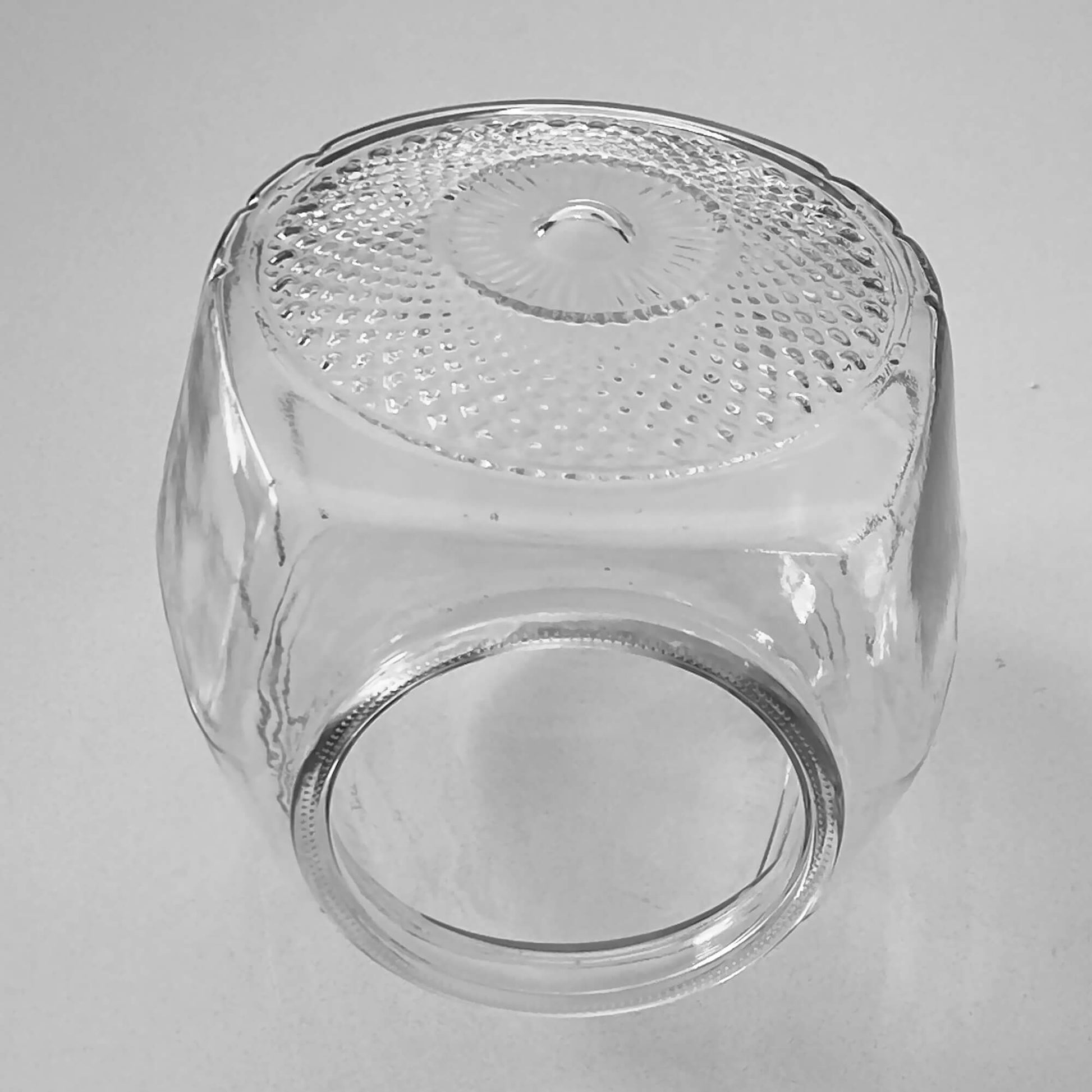Mid-Century-Clear-Glass-Decorate-Light-Shade.-Interior-View.-Shop-eBargainsAndDeals