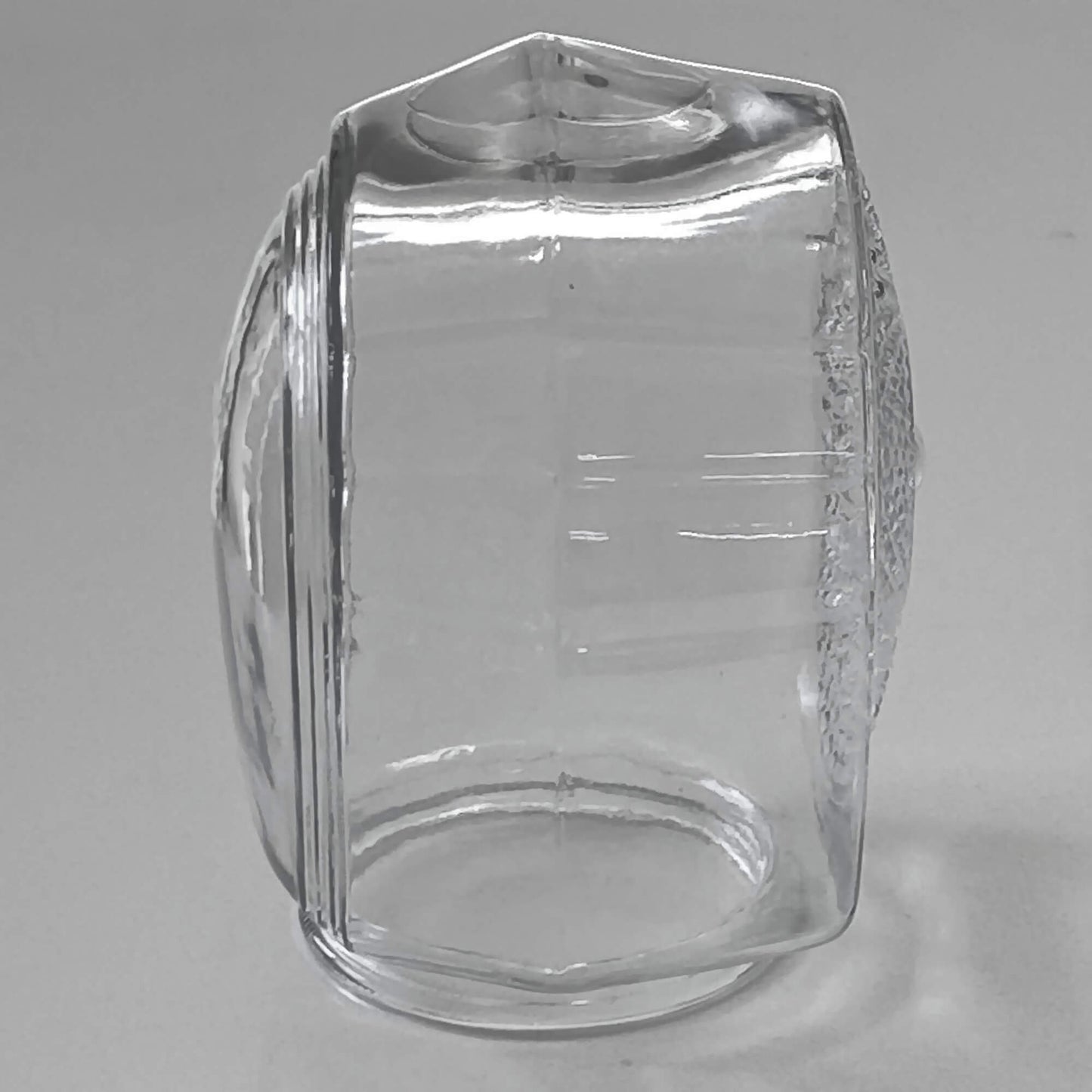 Mid-Century-Clear-Glass-Decorate-Light-Shade.-Side-View.-