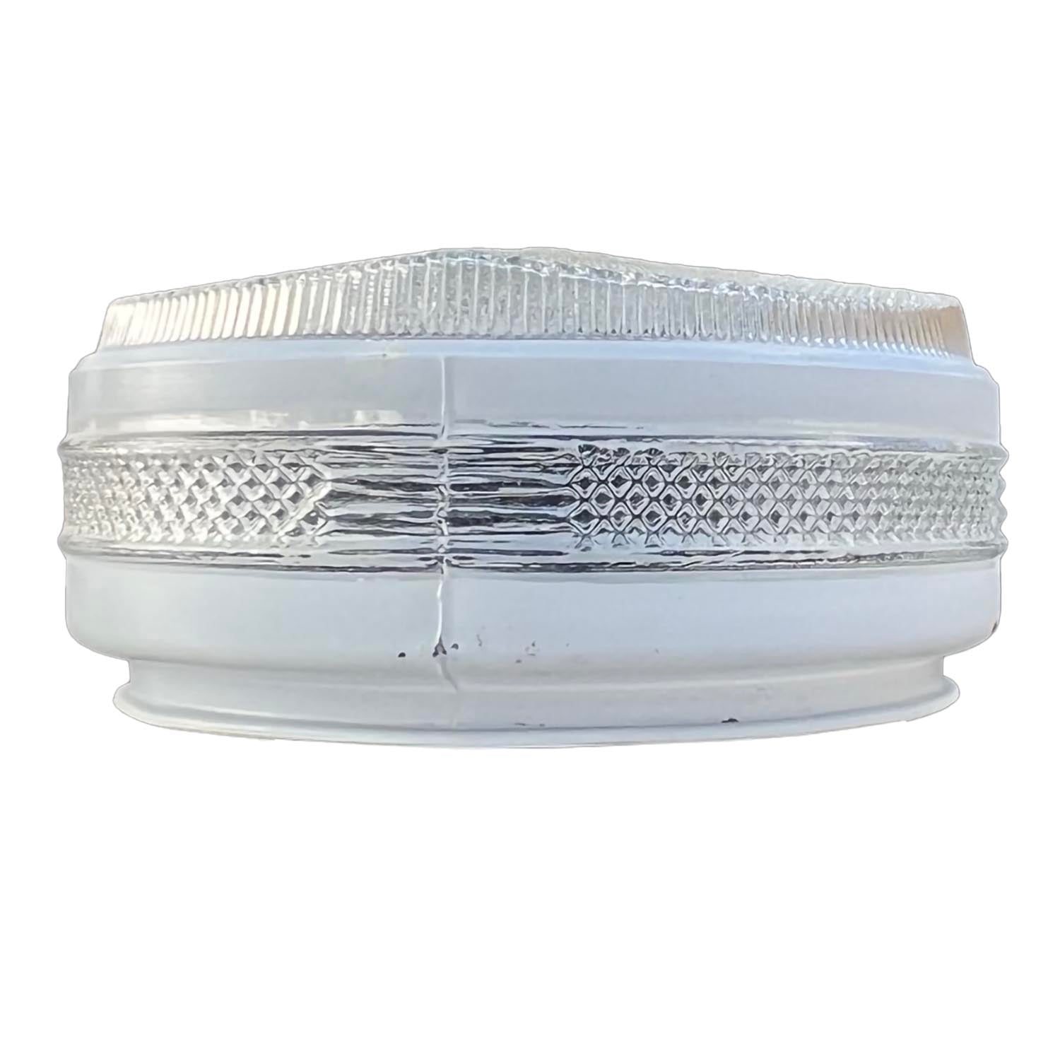Mid-Cenutry-Diamond-Pattern-Replacement-Glass-Fixture-Shade.-Side-view-2.-Shop-eBargainsAndDeals