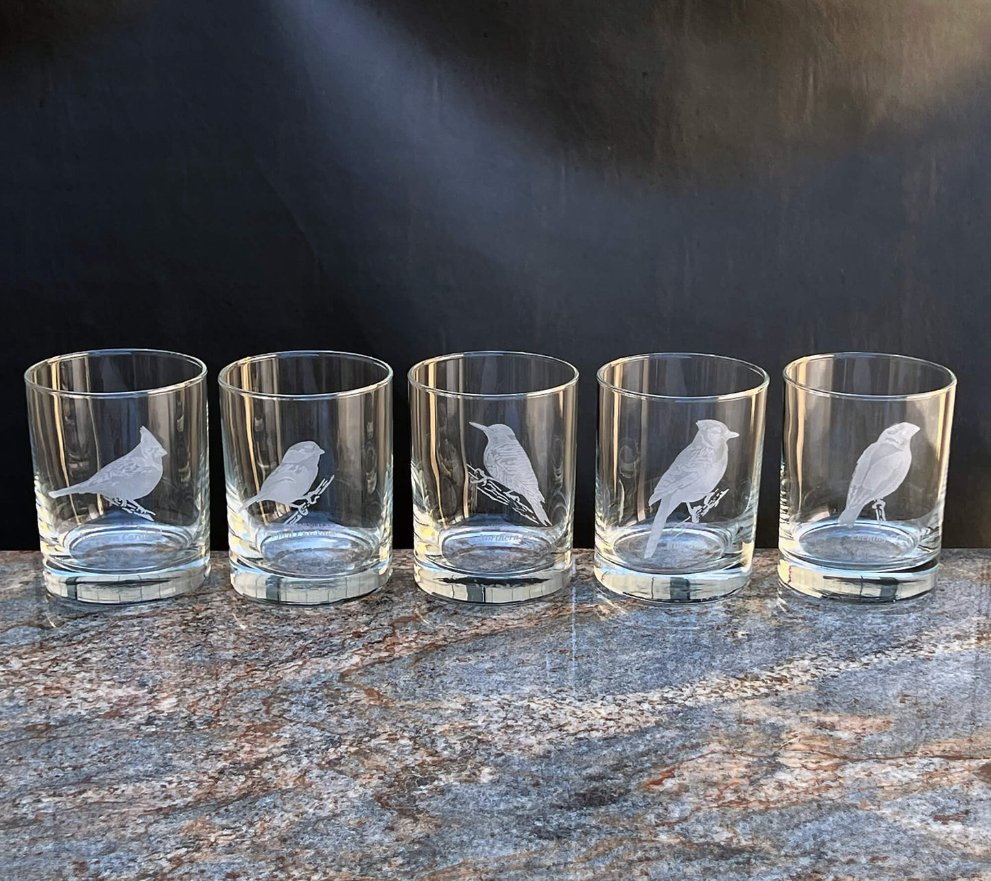National-Wildlife-Federation-Wild-Bird-Old-Fashioned-Bar-Glass_Set_Close-up-View._Shop-eBargainsAndDeals