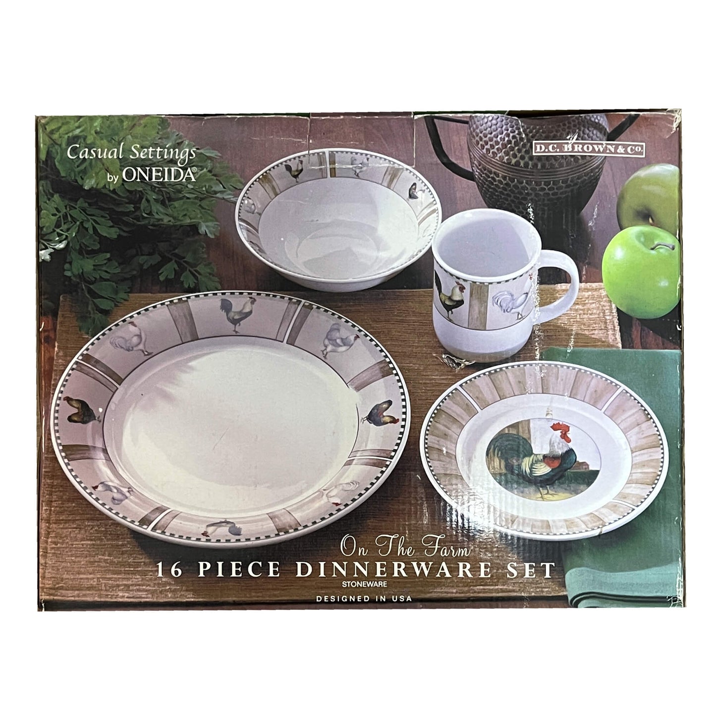 Oneida-On-The-Farm-Dinnerware-in-the-box.-NEW.-Shop-eBargainsAndDeals.com