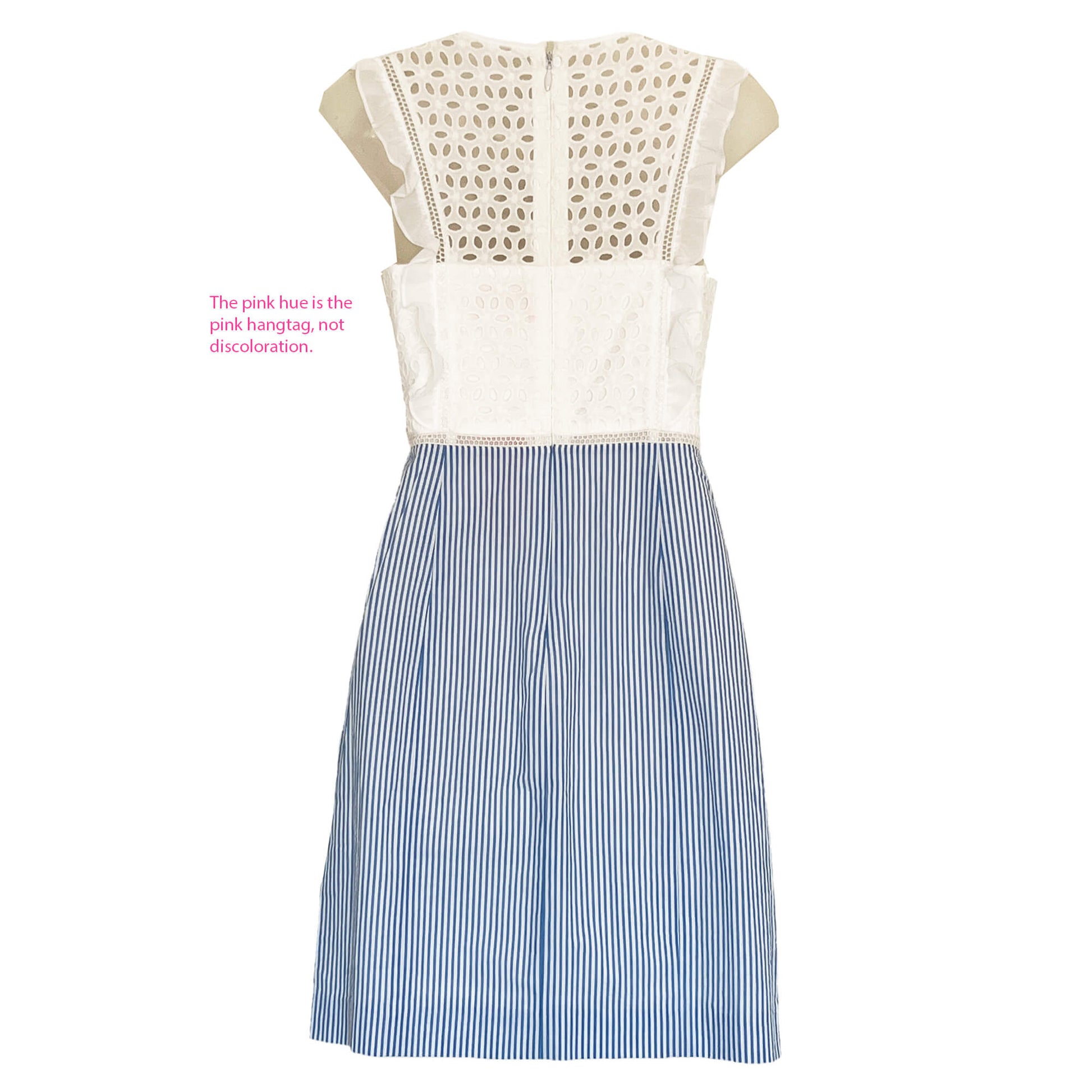 Lilly-Pulitzer-White-and-Blue-Sleeveless-Shift-dress-with-cut-outs-on-the-bodice.
