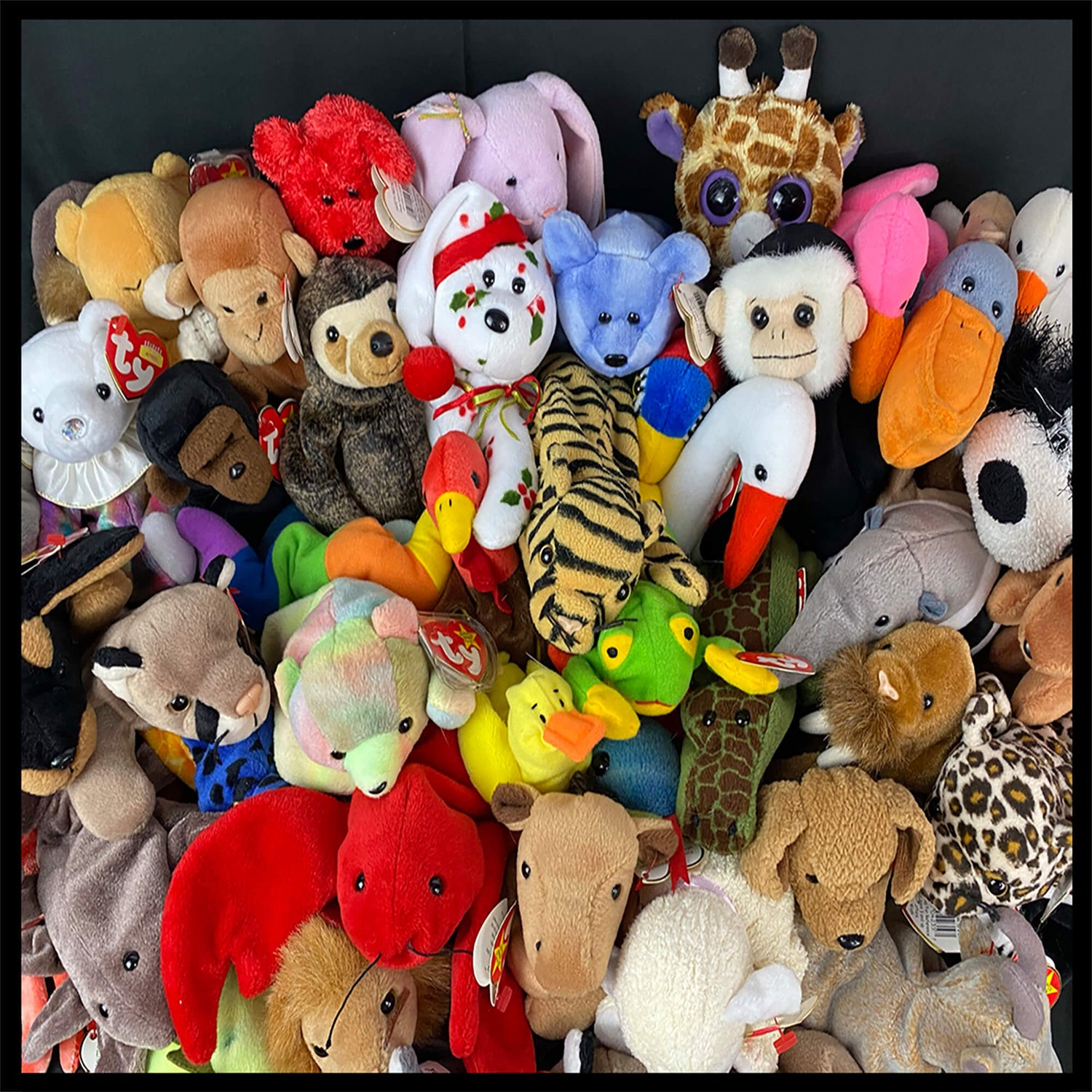 Collection of Ty Beanie Babies Toys